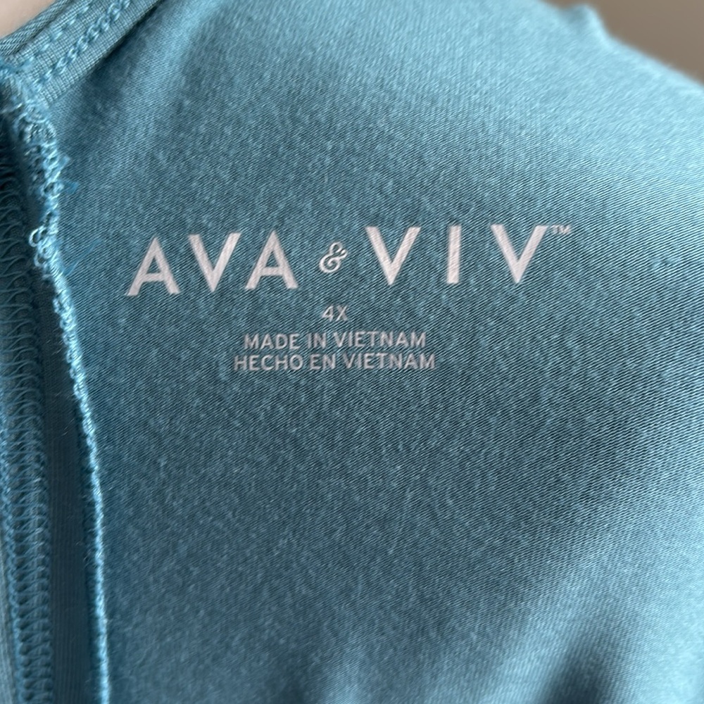 Ava & Viv Teal Maxi Dress - Picture 10 of 11